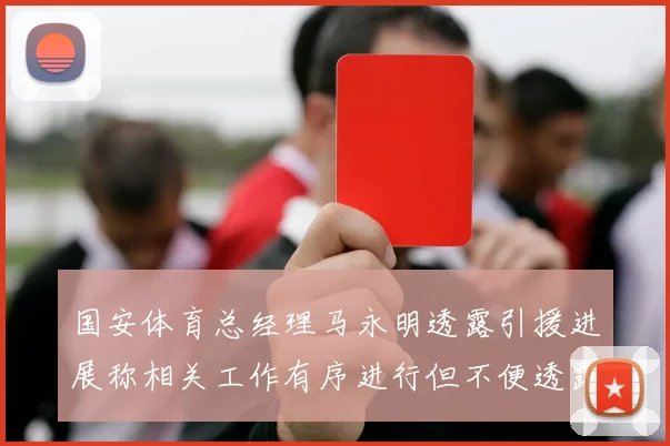 国安体育总经理马永明透露引援进展称相关工作有序进行但不便透露名字